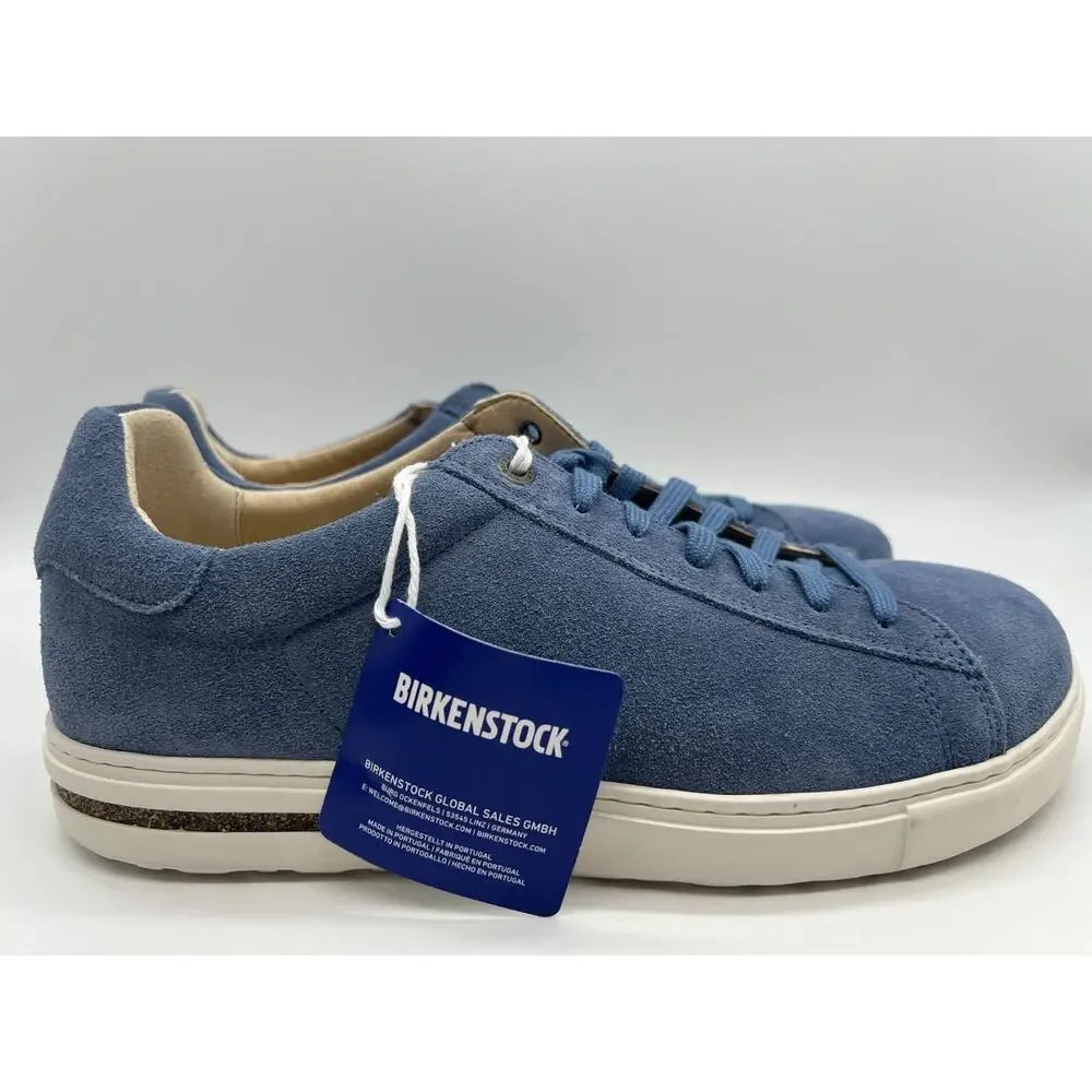 Birkenstock Bend Low Elemental Blue Suede Shoes Size W11/M9 NEW - Picture 1 of 12